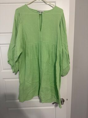 HYFVE Light Lime Gauze Tunic